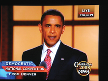 DNC 2008: Michelle Obama speaks with LGBT delegates