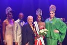Jazell Barbie Royale is pictured with Continental Pageantry System founder Jim Flint (center), Miss Continental Elite 2016 Teryl Lynn Fox (left), Mr. Continental 2017 Antwaun Steele (second from left) and Miss Continental Plus 2016 Natasha Douglas. Photos by Kat Fitzgerald (www.MysticImagesPhotography.com)