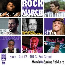 March on Springfield, Oct. 22, includes Rock the March concert 