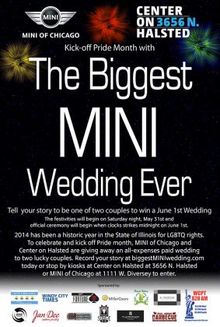 Center, MINI of Chicago offer Biggest MINI Wedding Ever
