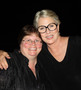 Tracy Baim and Sharon Gless at the Austin premiere of Hannah free. Photo by Dawn Lafreeda