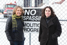 Documentarians Brenda Schumacher (left) and Ronit Bezalel. Photo by David Schalliol 