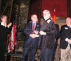 Merry Mary with Mayor Richard Daley, receiving her 2005 Hall of Fame award. Photo by Tracy Baim