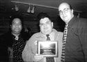 Ifti Nasim, Robert castillo and John Pennycuff, ALMA awards 1998. Photo by Tracy Baim