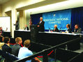 LGBT caucus at the recent Democratic National Convention. Photo by QNotes