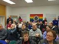 Several dozen people gathered for the Dec. 5 public meeting. Photo by Tracy Baim