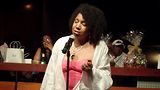 Spoken Word Performer Michelle E. Brown. Photo by Maxwell
