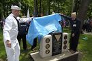 Chapter president U.S. Navy, Logistics Specialist Second Class (E-5).Lee Reinhardt and AVER junior board member Stanley J. Jenczyk at the Memorial Day dedication in the Abraham Lincoln National Cemetery. Photo for Windy City Times by Hal Baim.