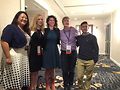 The moms of trans kids panel: Michelle Honda, Lara, Shaleece Haas,moderator Cathy Renna and Micah. Photo by Tracy Baim