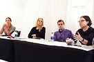 From Print to Pundit panel: Martha Mendoza, Eden Lane, Guy Benson and Ina Fried. Photo by Tracy Baim