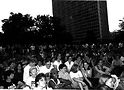 The Dyke March in 1997, pictured here at the rally after in Lincoln Park. Photo by Tracy Baim