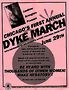 Poster for the first Dyke March in 1996. Courtesy of Wendy Bostwick