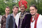 Nevin Hersch, Greg Haus, Prince Manvendra Singh Gohil and George Zelichowski at a #FreeGayIndia charity brunch in Michigan 2015- photo courtesy of Zelichowski