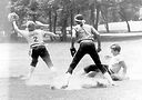CMSA women's softball game circa 1990.Photo from Outlines/Windy City Times archives