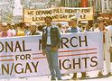 Renslow at the 1970 gay-rights March on Washington.