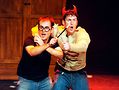 Jefferson Turner (left) and Daniel Clarkson (right) in Potted Potter. PR photo