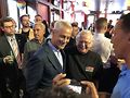 Mayor Rahm Emanuel at 2018 Pride reception at Roscoe's. Photo by Tracy Baim