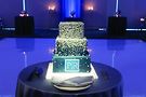 Parker/Roberson wedding cake. Photos by Rick Aguilar Studios
