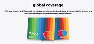 Bunq cards. Image from official website