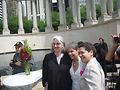 From left: Pat Logue, Mona Noriega and Evette Cardona at Noriega and Cardona's 2011 civil union ceremony in Millennium Park.Photo courtesy of Noriega