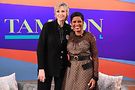 Jane Lynch and Tamron Hall. Photo by ABC/Jenny Anderson