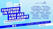 'Together in Pride' GLAAD event April 26