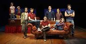 Broadway cast of Fun Home, based on Alison Bechdel's graphic memoir (photo by Joan Marcus).