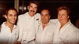 Steve Rosenberg, Chuck Renslow, John Chester and Jim Flint at a Renslow White Party. WCT archive photo