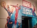 Entrance to one of the Marvel galleries. Photo by Andrew Davis