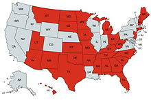 New Equality Map: Bans on transgender youth participation in sports