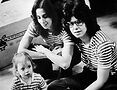 Adrian Hood, Alix Dobkin and Liza Cowan circa 1972. Photo courtesy of Cowan