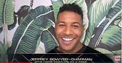 Jeffrey Bowyer-Chapman at the Dorians TV Toast 2021. Image courtesy of PlanetOut's YouTube channel
