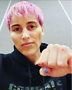 Transgender fighter Alana McLaughlin. Photo from McLaughlin's Instagram account