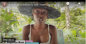 Angelica Ross in "Stand Up in Solidarity With Team Trans* at Netflix!" video. Screen shot