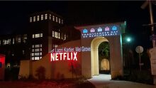 Activist-projects-names-of-trans-dead-on-Netflix-HQ