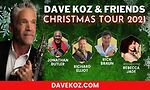 Dave Koz & Friends Christmas Tour 2021 banner.