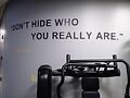 Brittney Griner quote in Sheraton's gym. Photo by Andrew Davis 