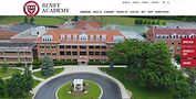 Benet Academy website. Screen shot