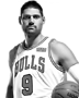 Nikola Vucevic. Photo courtesy of the Chicago Bulls