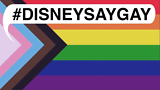 #DisneySayGay Zoom background on WhereIsChapek.com. Screen shot