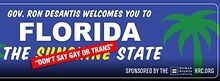 HRC condemns Florida Gov. DeSantis for signing 'Stop WOKE' Act