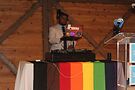 DJ Dapper at Equality Illinois Brunch. Photo By Kayleigh Padar 