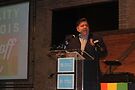 JB Pritzker speaking at Equality Illinois Brunch. Photo By Kayleigh 