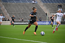 Chicago Red Stars' Mallory Pugh in action against the Washington Spirit. Photo by Imagn