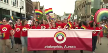 Aurora and Woodstock pride events take place
