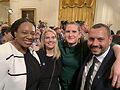 NCLR Executive Director Imani Rupert-Gordon, GLAAD President/CEO Sarah Kate Ellis, writer/activist Charlotte Clymer and Born Perfect co-founder Matthew Shurka at the White House Pride event. Photo from GLAAD