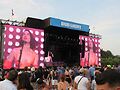 Stage showcasing St. Vincent at past Lollapalooza. Photo by Jerry Nunn 
