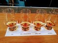 Judson & Moore whiskey samples. Photo by Andrew Davis