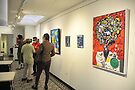Some of the art in the gallery space. Photo by Vern Hester