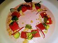 Tuna-and-watermelon dish at Bar Goa. Photo by Andrew Davis 